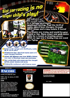 Grooverider - Slot Car Thunder box cover back